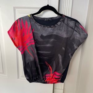 Zara Flower Print Women’s Top size S